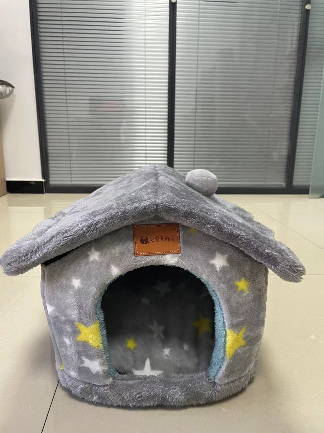 HKM-210451 Foldable Dog House Pet Cat Bed Winter Dog Villa Sleep Kennel Removable Nest Warm Enclosed Cave Sofa Pets Supplies