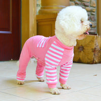 HKM-210515 Cozy Cotton Teddy Bear Four-Legged Outfit for Dogs - Leisure Wear