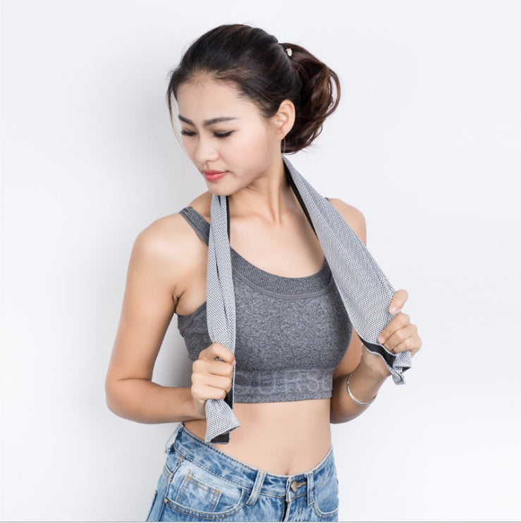 HKM-210643 Cooling Quick-Dry Sports Towel for Gym, Travel, Cycling, and Outdoor Activities - 30x100cm Microfiber