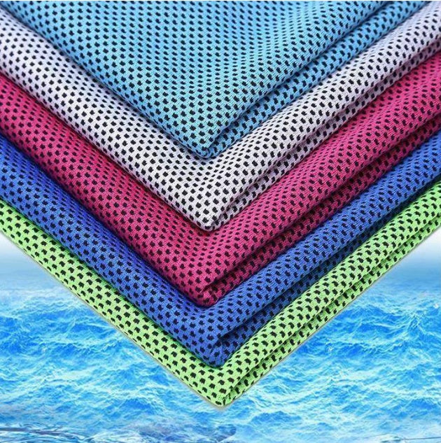 HKM-210643 Cooling Quick-Dry Sports Towel for Gym, Travel, Cycling, and Outdoor Activities - 30x100cm Microfiber