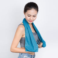 HKM-210643 Cooling Quick-Dry Sports Towel for Gym, Travel, Cycling, and Outdoor Activities - 30x100cm Microfiber