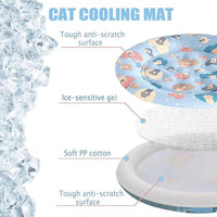 HKM-210899 Cool Pet Cushion Pad for Summer - Soft and Comfortable Cooling Mat for Dogs and Cats
