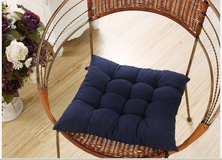 HKM-210899 Solid Color Polyester Fiber Office Cushion, 41x41cm
