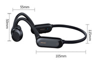 HKM-210963 Bone Conduction Waterproof Bluetooth Headset with 8GB Memory, IPX8 Rating, 10h Battery Life, Bluetooth 5.0