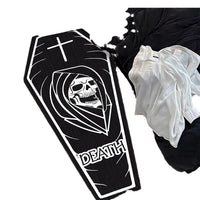 HKM-210963 Coffin Crown Halloween Decorative Floor Mat - Polyester Fiber, Various Sizes