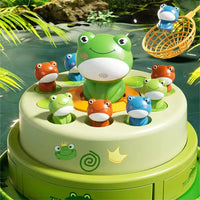 HKM-211027 Frog Bouncing Carousel Toy for Kids - Educational Music Game, Ages 2-13