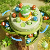 HKM-211027 Frog Bouncing Carousel Toy for Kids - Educational Music Game, Ages 2-13