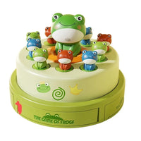 HKM-211027 Frog Bouncing Carousel Toy for Kids - Educational Music Game, Ages 2-13