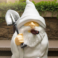HKM-211027 Garden Christmas Resin Pipe Dwarf Ornament for Holiday Decor