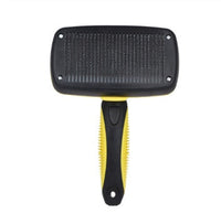 HKM-211155 Self-Cleaning Telescopic Pet Comb for Dogs and Cats, Automatic Shedding Tool with Stainless Steel Needles