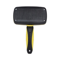 HKM-211155 Self-Cleaning Telescopic Pet Comb for Dogs and Cats, Automatic Shedding Tool with Stainless Steel Needles