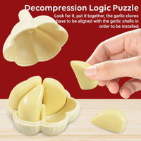 HKM-211219 3D Garlic Jigsaw Puzzle for Kids - Educational Building Blocks Toy