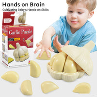 HKM-211219 3D Garlic Jigsaw Puzzle for Kids - Educational Building Blocks Toy