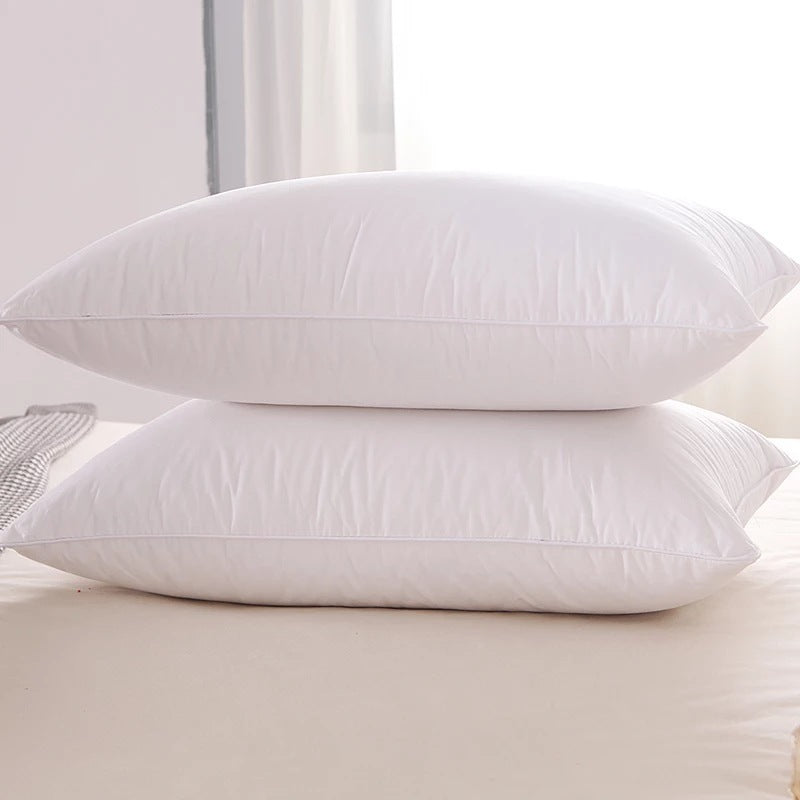 HKM-211347 White Goose Down Pillow, Rectangular Shape, 15.1-20cm Core Height, 100% Cotton Fabric