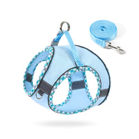 HKM-211411 No-Pull Mesh Dog Harness with 1.2m Leash and Quick-Release Buckle, Reflective Vest for Dogs and Cats