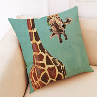 HKM-211603 Cartoon and Anime Printed Cotton-Linen Pillowcase, 45x45 cm for Various Spaces