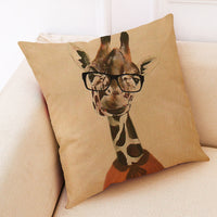 HKM-211603 Cartoon and Anime Printed Cotton-Linen Pillowcase, 45x45 cm for Various Spaces