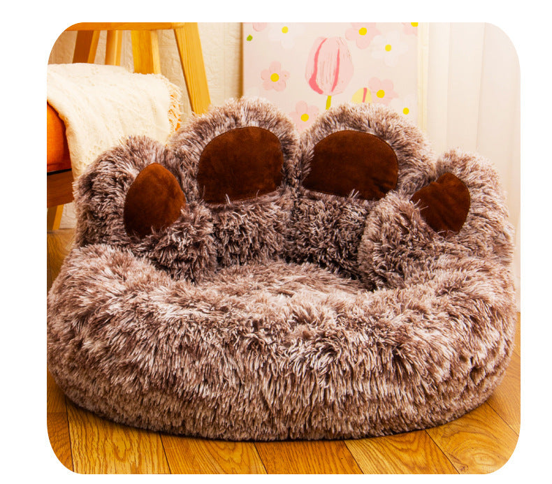 HKM-211603 Creative Cute And Cute Bear Paw Dog Nest