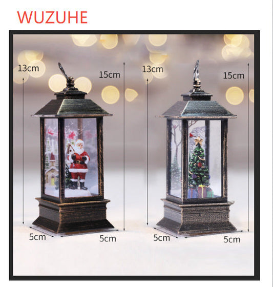 HKM-211667 LED Flame Effect Decorative Oil Lamp for Festive Home Ambiance