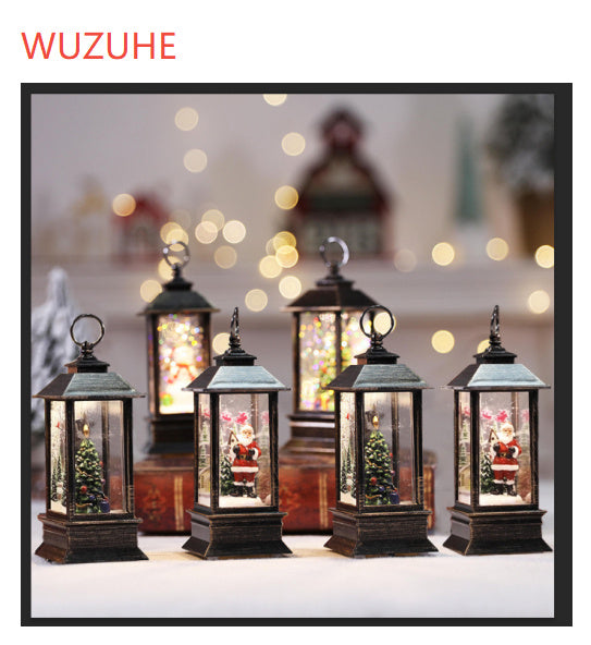 HKM-211667 LED Flame Effect Decorative Oil Lamp for Festive Home Ambiance
