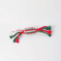 HKM-211859 Durable Cotton Rope Dog Toy - Knot Design for Teeth Cleaning Fun