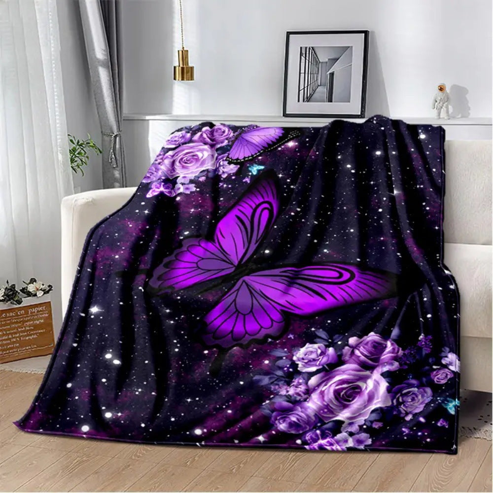 HKM-212051 Cozy Polyester Fiber Blanket for Comfort and Warmth - Multiple Sizes Available