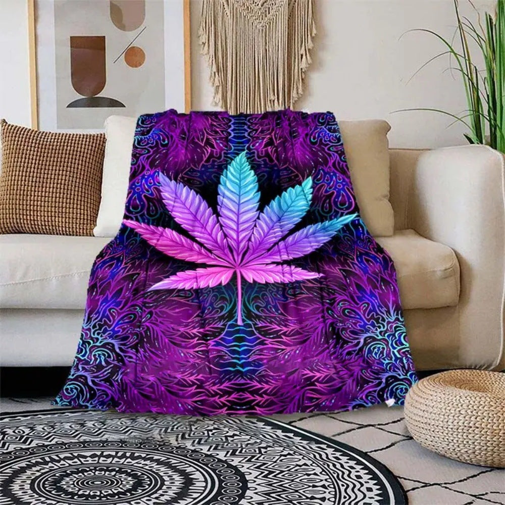 HKM-212051 Cozy Polyester Fiber Blanket for Comfort and Warmth - Multiple Sizes Available