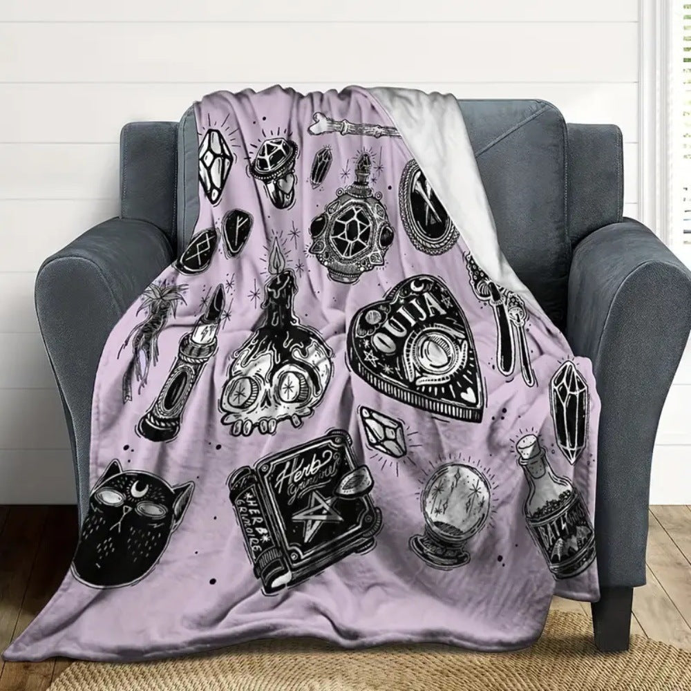 HKM-212051 Cozy Polyester Fiber Blanket for Comfort and Warmth - Multiple Sizes Available