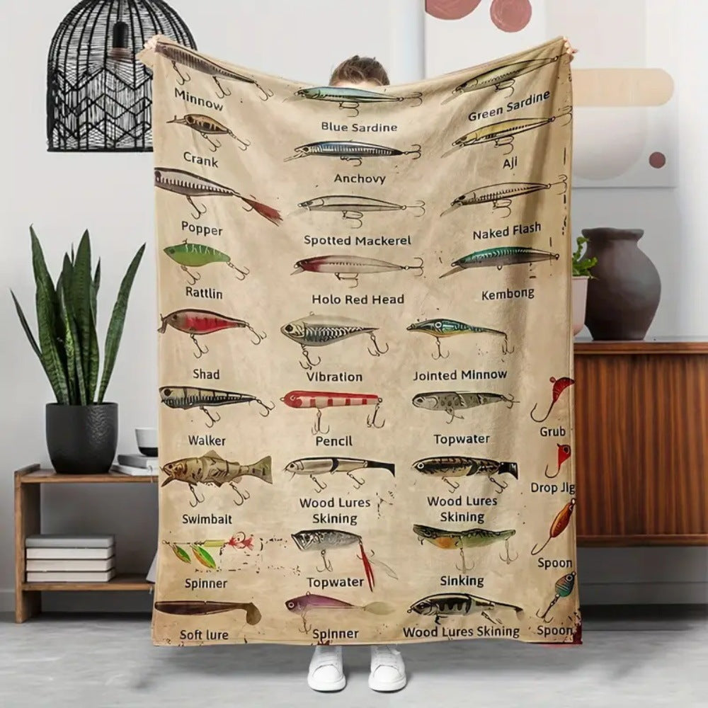 HKM-212051 Cozy Polyester Fiber Blanket for Comfort and Warmth - Multiple Sizes Available
