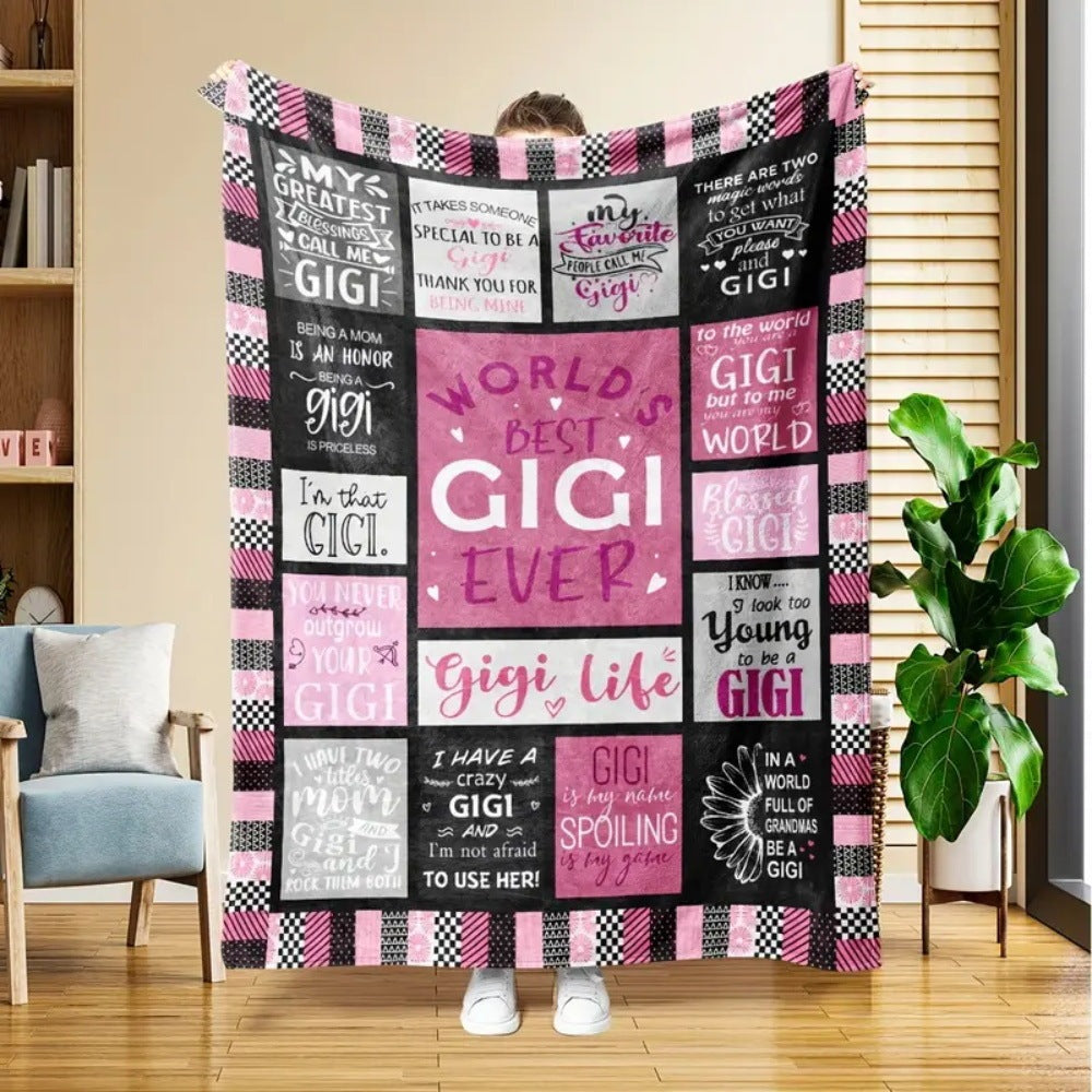 HKM-212051 Cozy Polyester Fiber Blanket for Comfort and Warmth - Multiple Sizes Available