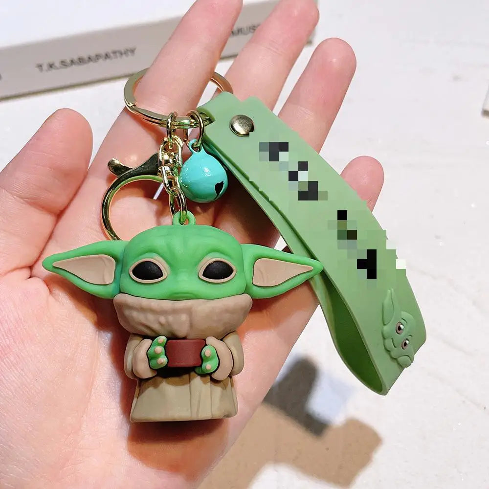 HKM-212051 Creative 3D PVC Cartoon Anime Keychain - Black Knight Star Pendant for Bags
