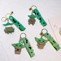 HKM-212051 Creative 3D PVC Cartoon Anime Keychain - Black Knight Star Pendant for Bags
