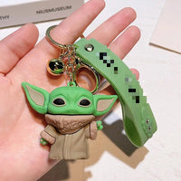 HKM-212051 Creative 3D PVC Cartoon Anime Keychain - Black Knight Star Pendant for Bags