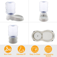 HKM-212243 Automatic 1Gal Gravity Pet Water Dispenser with 3.5L Capacity for Cats and Dogs