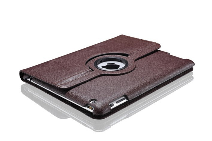 HKM-212243 PU Leather Rotating Case for iPad 2, 3, 4 - Sleek and Functional Design