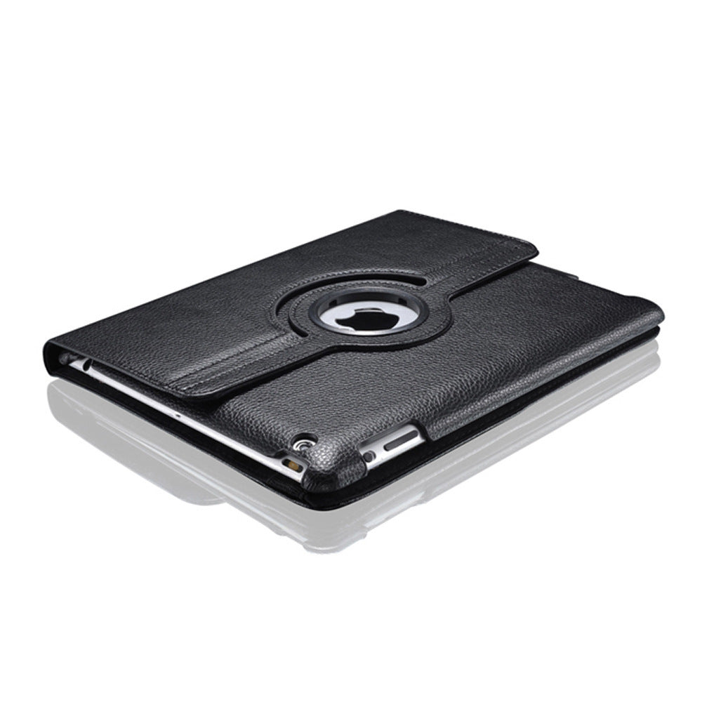 HKM-212243 PU Leather Rotating Case for iPad 2, 3, 4 - Sleek and Functional Design