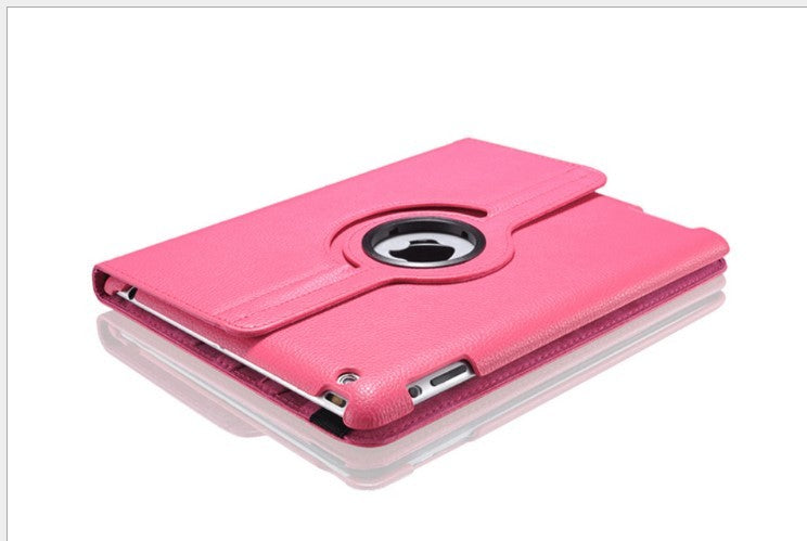 HKM-212243 PU Leather Rotating Case for iPad 2, 3, 4 - Sleek and Functional Design