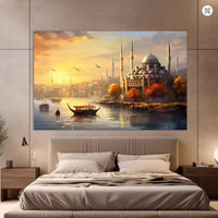 HKM-212307 Frameless Canvas Decorative Painting for Living Room - Multiple Sizes Available