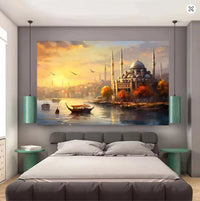 HKM-212307 Frameless Canvas Decorative Painting for Living Room - Multiple Sizes Available