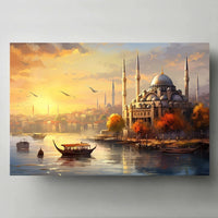 HKM-212307 Frameless Canvas Decorative Painting for Living Room - Multiple Sizes Available