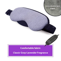HKM-212371 USB Heating Eye Mask with Flannel Cover, Earplugs, and Relaxation Spray Bottle