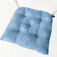 HKM-212435 Floral-Patterned Cotton Linen Chair Cushion in Round and Square Shapes with Polyester Fiber Filling