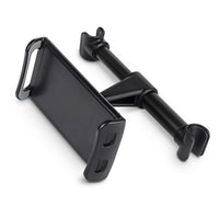 HKM-212435 Universal Space Aluminum Car Headrest Mobile Phone Navigation Bracket with Strong Magnet