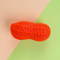 HKM-212691 TPR Peanut Dog Toy - Bite Resistant Sounding Toy in Multiple Colors