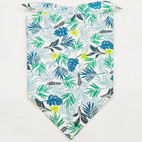 HKM-213075 Fruit Green Leaf Cotton Pet Scarf and Drool Towel for Dogs and Cats - Small and Large Sizes Available