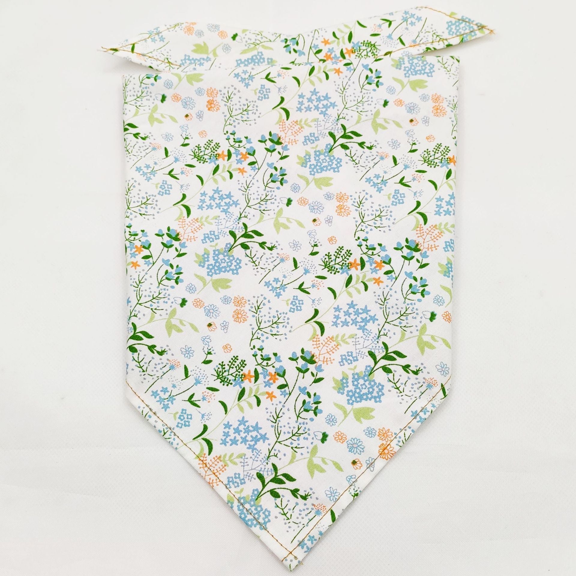 HKM-213075 Fruit Green Leaf Cotton Pet Scarf and Drool Towel for Dogs and Cats - Small and Large Sizes Available