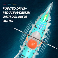 HKM-213331 Paddle Kayak RC Boat for Kids - 2.4G Remote Control, 50M Range, Outdoor Fun