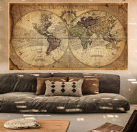HKM-213459 Canvas Earth Painting for Living Room Decoration - Multiple Sizes Available