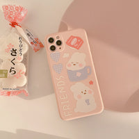 HKM-213459 Rubik's Cube Rabbit Phone Case for iPhone - TPU Back Cover with Cartoon Design