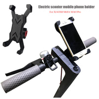 HKM-213587 Universal Rearview Mirror Mobile Phone Holder for Motorcycles and Electric Vehicles, Adjustable Clamping Range 3.5-7 Inches, Durable ABS Material